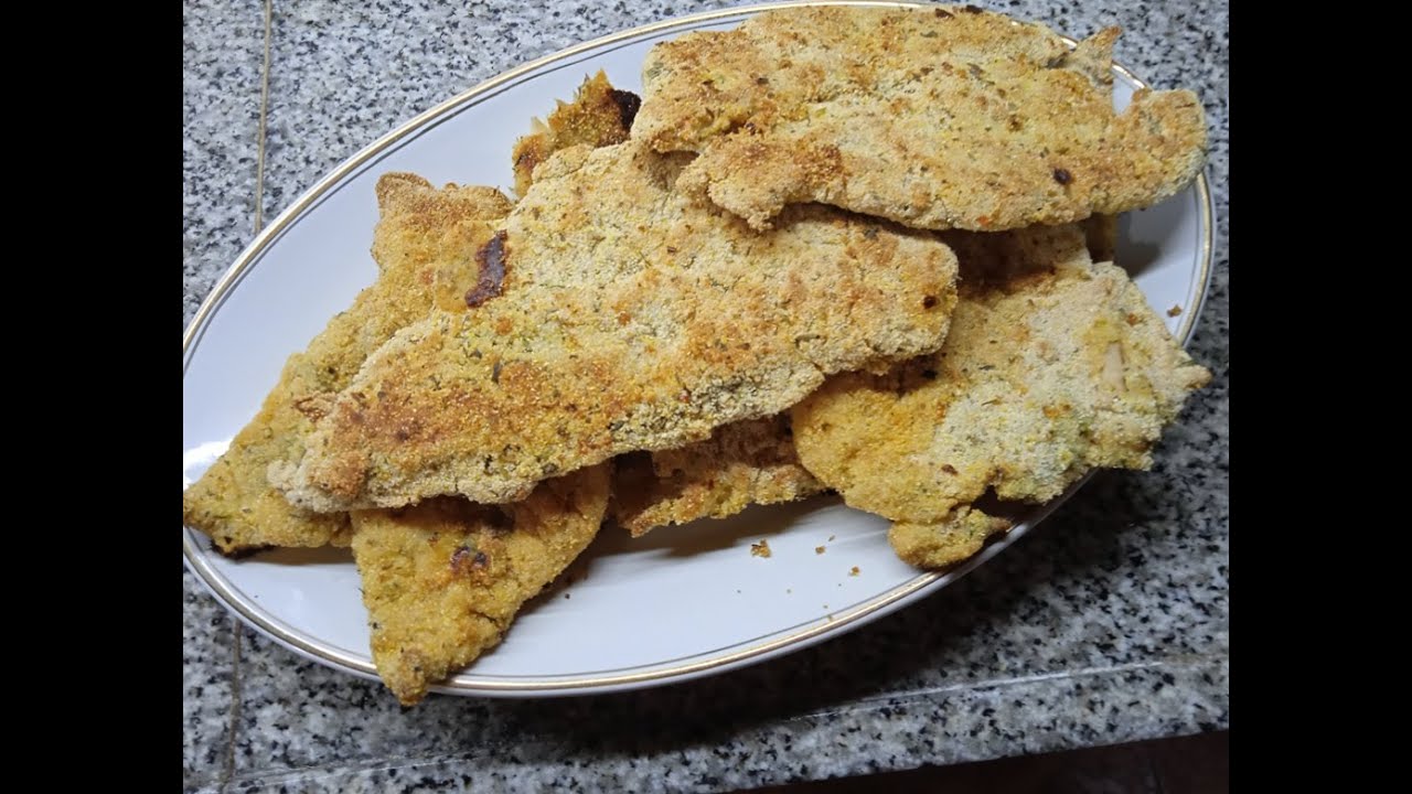 milanesas de pescado al horno