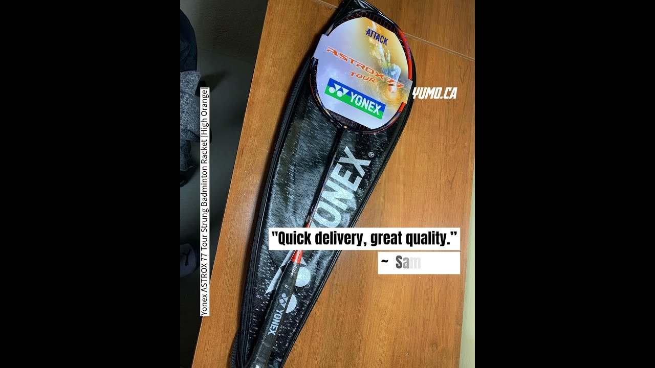 かわさん専用 astrox77tour Yonex ASTROX 77 Tour Badminton Racket - YouTube