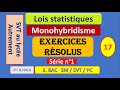 Exercices rsolus sur les lois statistiques  monohybridisme  srie n1