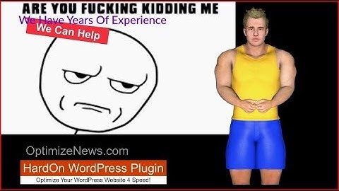 How To Speed Up Your WordPress Website 2018 | HardOn Optimization Plugin