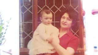 Ill Tell Me Ma- Irish Traditional- For St Patricks Day
I come from a big Irish family on my maternal side, and so I couldnt let tomorrow go by without a good old Irish song:)
The very old and stained photo is my Nana Cecily holding baby me in 1962.
My Nana was a very beautiful lady, and had been quite a catch in her time, so I was told, and all the boys were after her:) So, this song makes me think of her:) I grew up hearing her sings so many Traditional Irish tunes, and she always had a twinkle in her eyes.She convinced me when I was a little girl, that If i left a glass of Guinness outside on St Patricks night, the leprechauns would drink it, and give me good luck for ever more..Not too sure about that one, but I have my Guinness ready and chilling for tomorrow:) Bless you Nana Cecily! Ill Tell Me Ma- Irish Traditional- For St Patricks Day