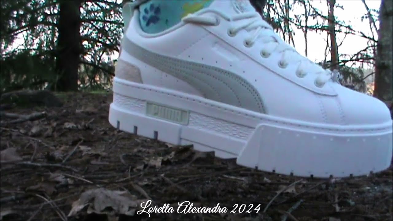 My new white & ice flow Puma Mayze preview 👟