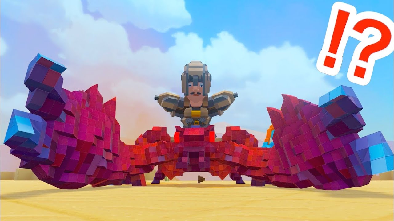 砂漠にいた巨大サソリを落とし穴に入れて捕獲してみた！#7【 PixARK 】実況