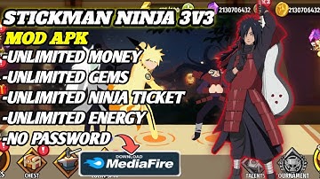 Stickman Ninja 3v3 Mod Apk New Version 2.8 No Password