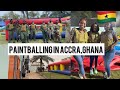 VLOG: FUN THINGS TO DO IN ACCRA|| PAINTBALLING  IN ACCRA GHANA ||thewendyminta