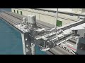 Siwertell continuous ship unloader animation
