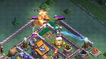 My builder base Defense against max level night witches