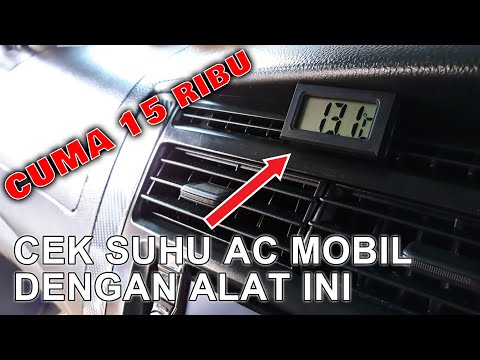 Pemasangan Digital Thermometer Probe Di Mobil Untuk Cek Suhu AC Mobil