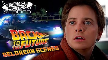 Back To The Future (1985) DeLorean Scenes | Science Fiction Station