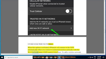 Set Up IPVanish On Demand VPN Connection on iPhone/iPad