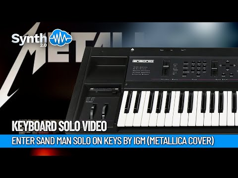 ENTER SANDMAN - METALLICA | Solo on Keys by IGM