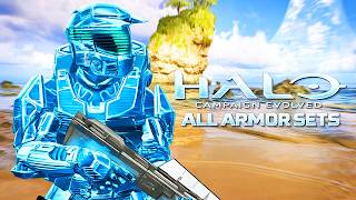HOW TO UNLOCK ALL 13 ARMOR SETS IN HALO CAMPAIGN EVOLVED!