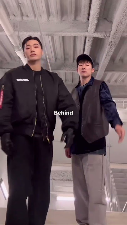 ATEEZ San & BBTRIPPIN Uzin 'Stylish Dance Challenge' Behind | bbt_uzin
