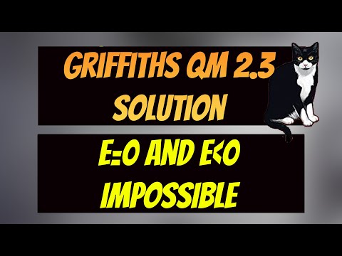 Griffiths QM Problem