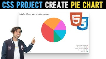 🔴 Create PIE Chart using only HTML & CSS | Radial Gradient | CSS Project In Hindi #14