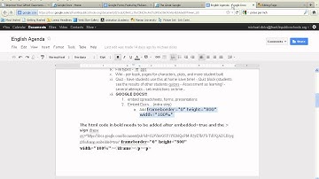 Embed a Google Doc to Moodle!