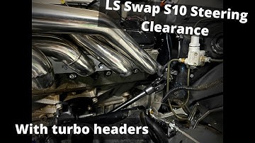 S10 Motion Raceworks Steering Column Modification. Clearance for Turbo Headers.