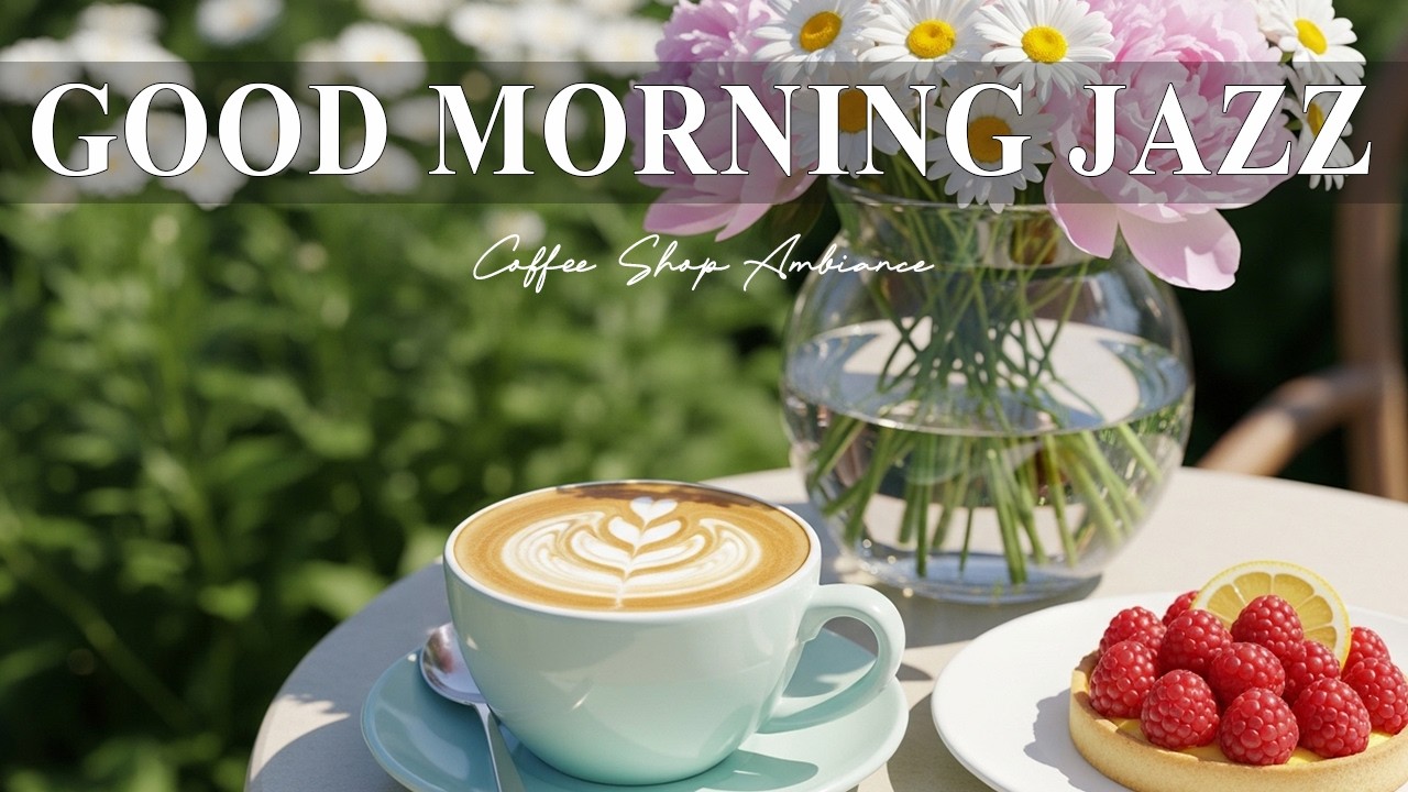 Good Morning Jazz☕ Coffee Shop Ambiance & Bossa Nova Piano for Uplifting Your Mood