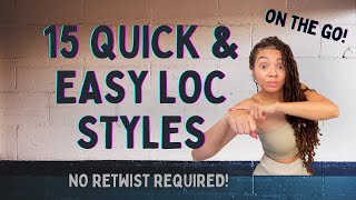 15 Quick and Easy Styles for Long Locs Profile