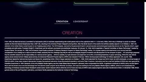 Ayush Maji, student of the UEM Jaipur has developed this animated website of NASA