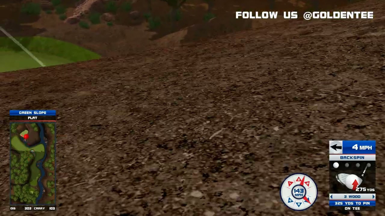 Golden Tee Great Shot on Kings Canyon!