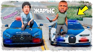 Джонни мен Чао полиция көлікпен ЖАРЫСТЫ (GTA V) аликкз нурченл джони жони окигасы касой аман