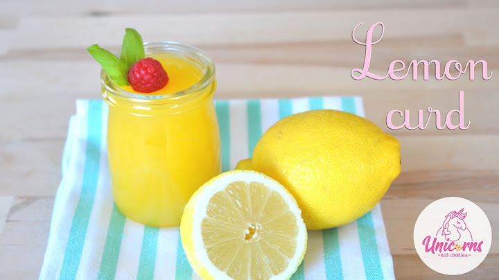 Lemon Curd RICETTA VELOCE e FACILISSIMA 🔴 La Crema al Limone più buona ❗️ | UnicornsEatCookies