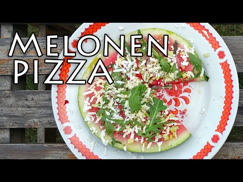 WASSERMELONEN als PIZZA? Rezept & Lifehack - No Bake - The Krauts