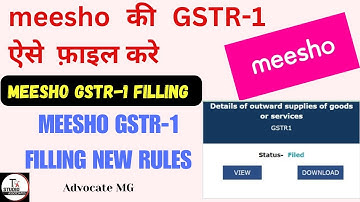 Learn how to file MEESHO