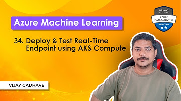 34. Deploy & Test Real Time Endpoint using AKS Compute | Azure Machine Learning | DP-100 Exam Prep