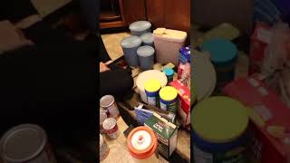 Lazy Susan Deep Clean and Organize!