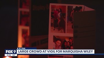 Vigil for Marquisha Wiley after St. Paul mass shooting | FOX 9 KMSP