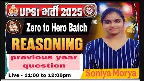 BK CLASSES || Zero to hero batch || Reasoning by soniya maurya ||