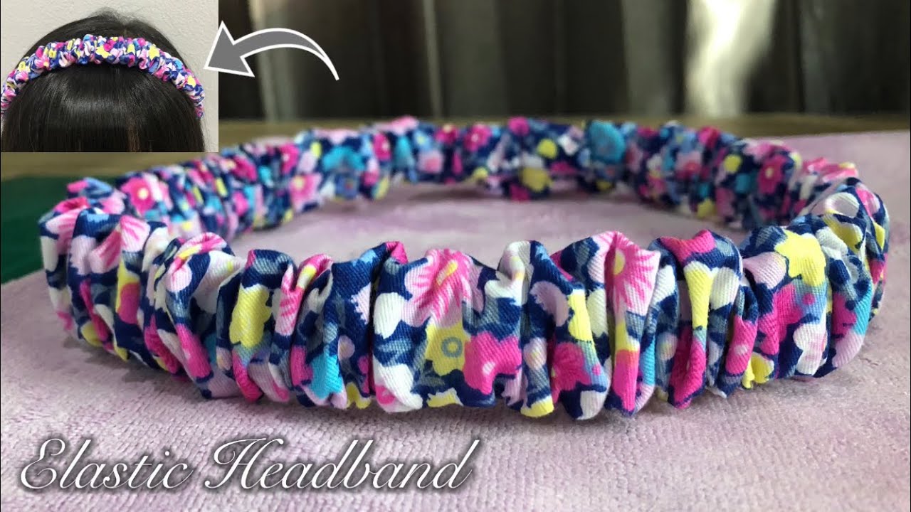 Elastic Headband. How to make Headband sewing tutorial. YouTube