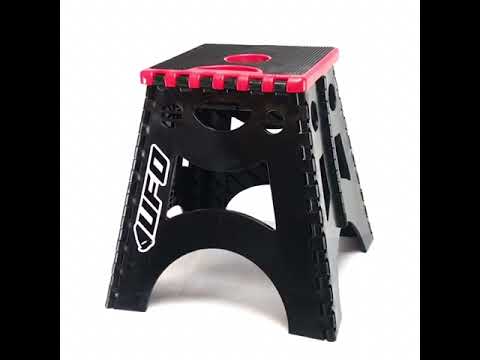 UFO Moto Foldable Bike Stand at MD Racing Products - YouTube