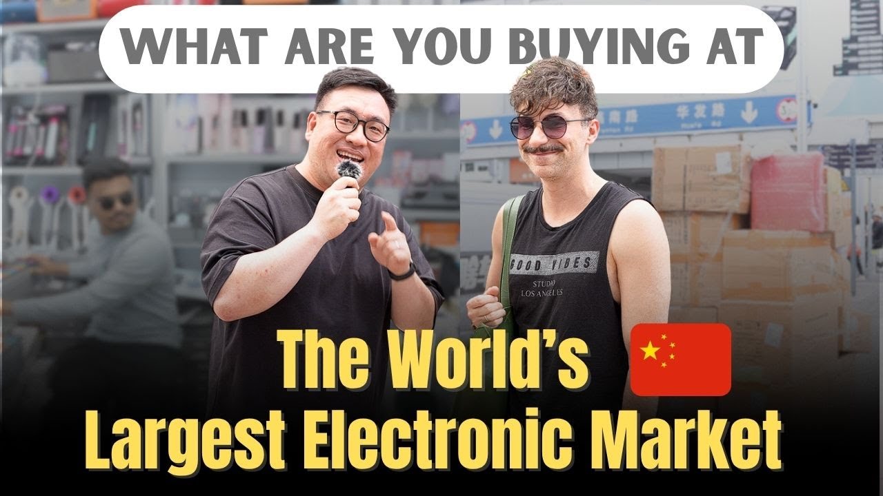 We Asked Westerners What They REALLY Buy in Huaqiangbei 🇨🇳💼 | Who’s best at bargaining??
