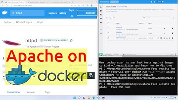 How to install Apache web server in a Docker container
