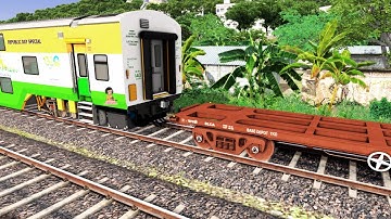 DOUBLE DECKER COACH COUPLING BRN COACH | BUMPY RAILROAD | RAILWORKS | TRAIN SIMULATOR| RAILROAD ATG