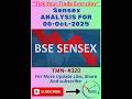 SENSEX PREDICTION FOR Monday | 06 Oct 2025 | SENSEX ANALYSIS FOR Monday | @tickyourtrade  #sensex