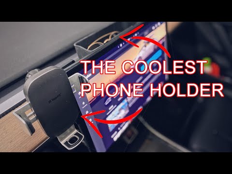 Video: Kabellose Handyhalterung Für Ihren Tesla