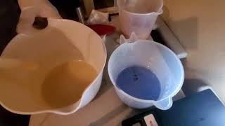 Fragrance oil, Rolio mica powder Hot Process Soap making