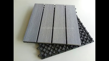 co-extrusion wpc decking/deck tile/wall cladding/fence panel