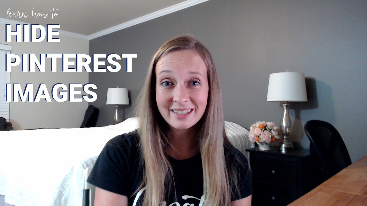 How do you hide Pinterest images in your blog post?