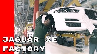 Jaguar XE production assembly factory at Castle Bromwich plant