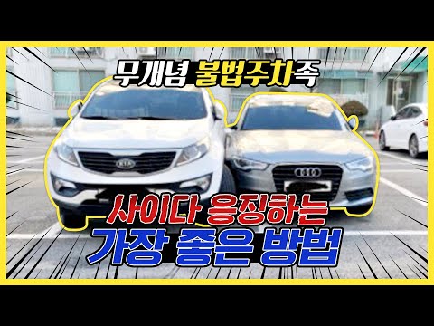 "불법주차한 놈이 적반하장이네?" 무개념 얌체주차족 한 번에 응징하는 법