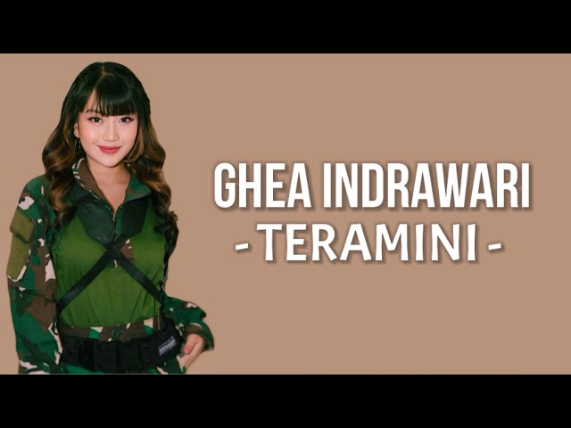 Ghea Indrawari - Teramini ( Lirik Lagu ) class=