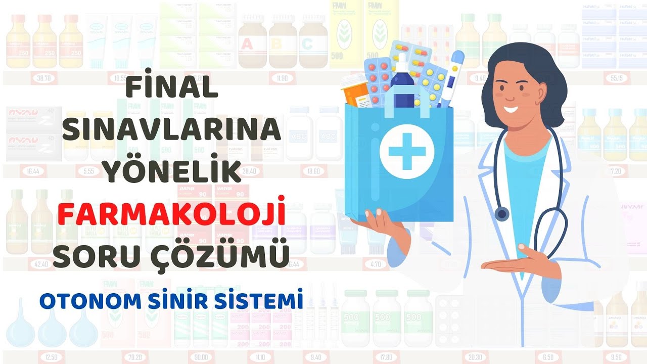 tipakademisi.com TIP Dönem 3 Farmakoloji Finale Yönelik Soru Çözümü - Otonom Sinir Sistemi