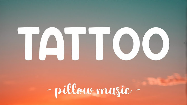Tattoo Lyric Video version - Lyric Video performance video thumbnail