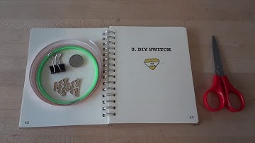 Circuit Sticker Sketchbook - Chapter 3 (DIY Paper Switch)