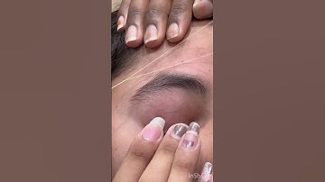 Eyebrow threading eyebrow shape eyebrow threading tutorial threading threading